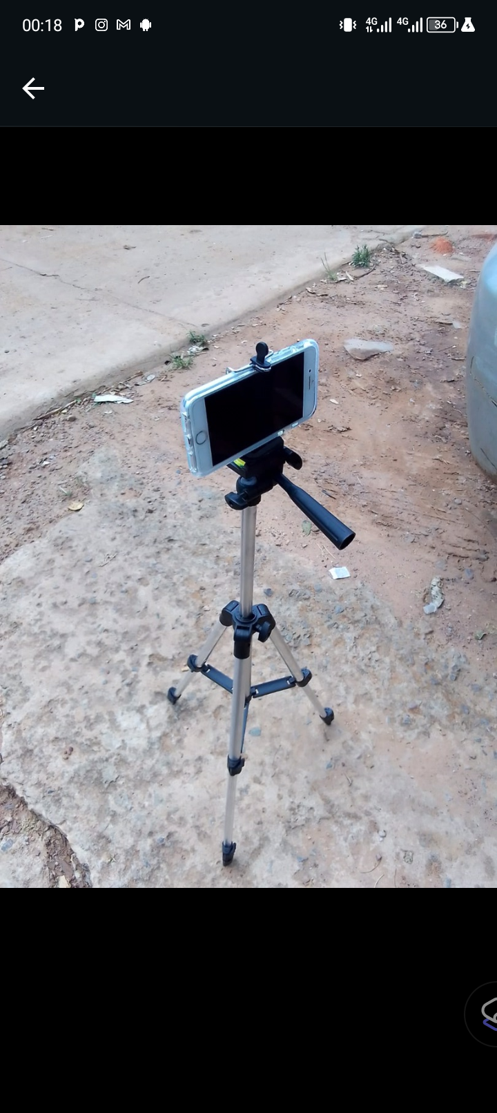 Tripode smartphone